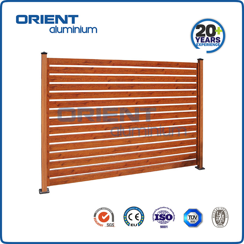 good quality aluminium privacy front fence yard fencing panels