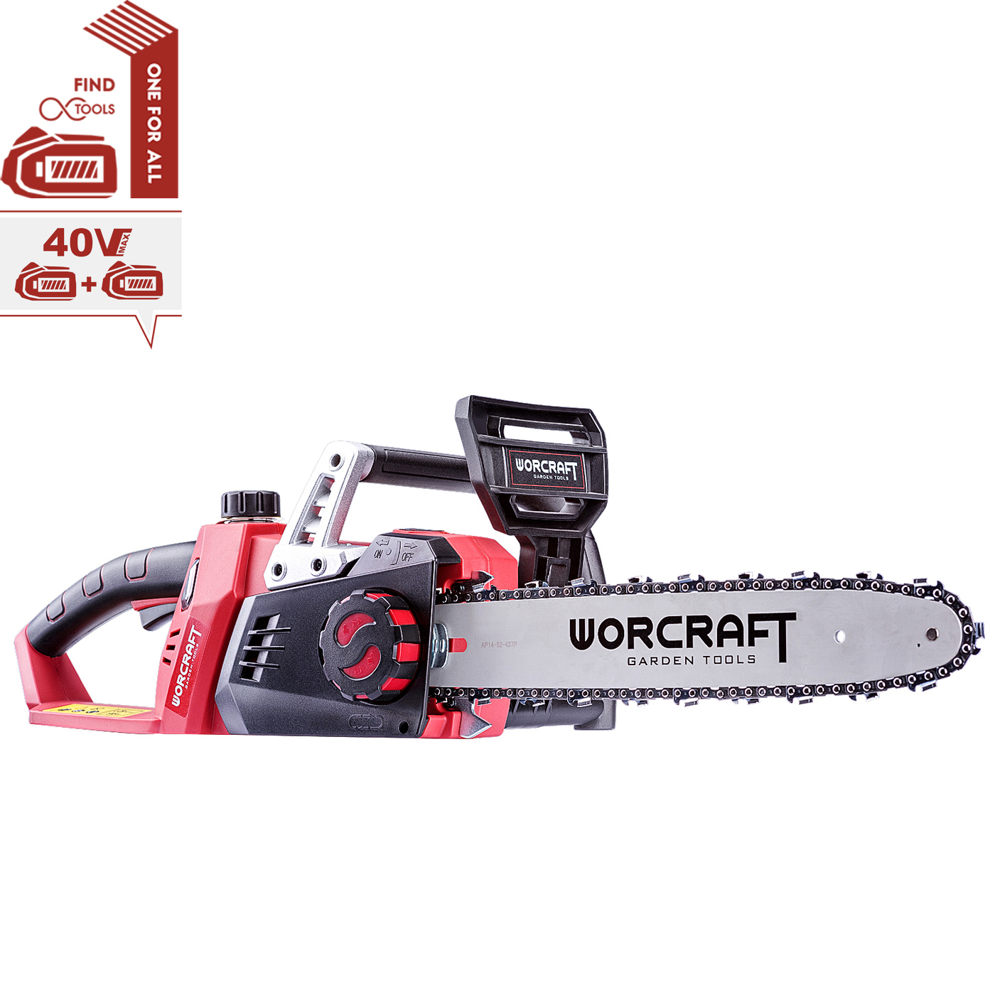 WORCRAFT 40V Li-ion Cordless Chain Saw CGC-S40Li