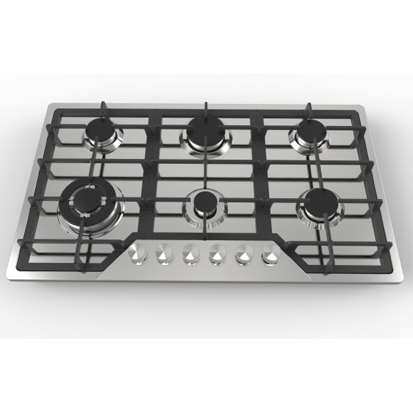 6 Burner Stainless Steel Gas Hob|MGBS-866|860mm Gascooktop gas stove