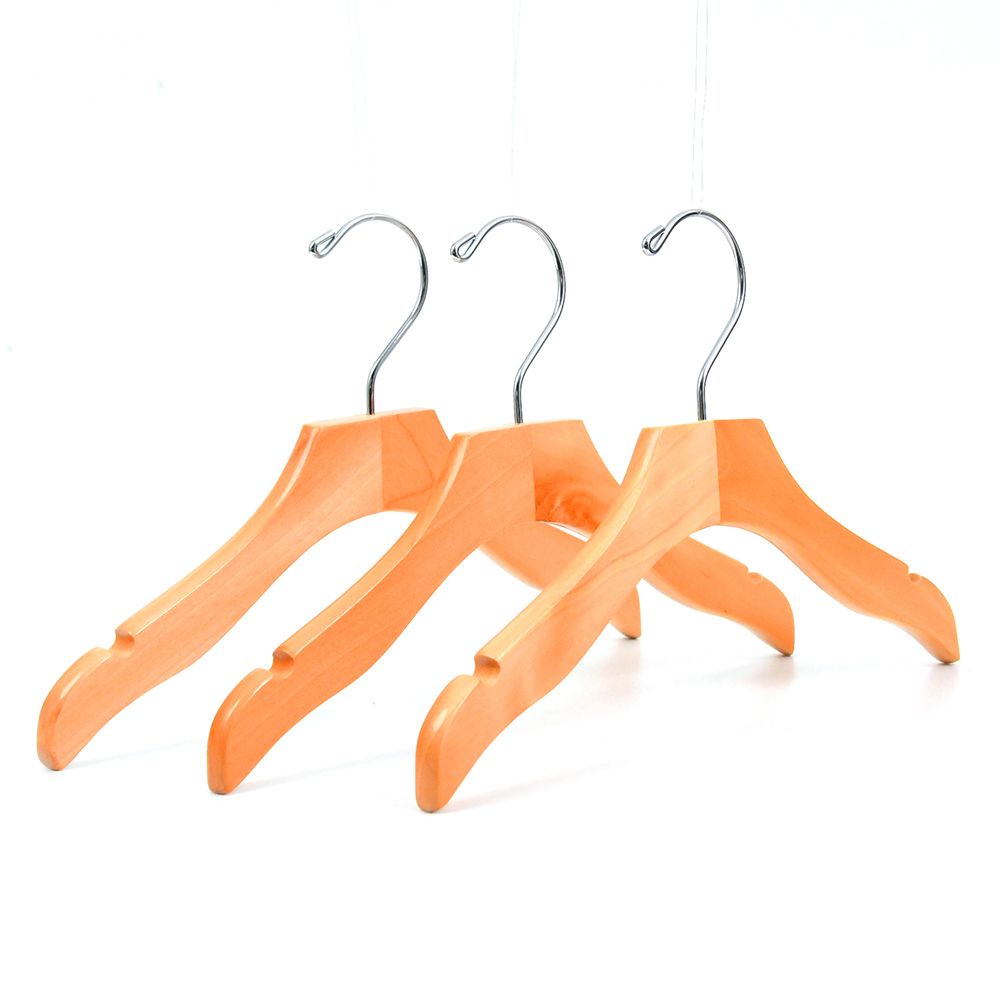 Manufacturer Children's Clothes Wood Baby Kids clothing Hangers for Kids