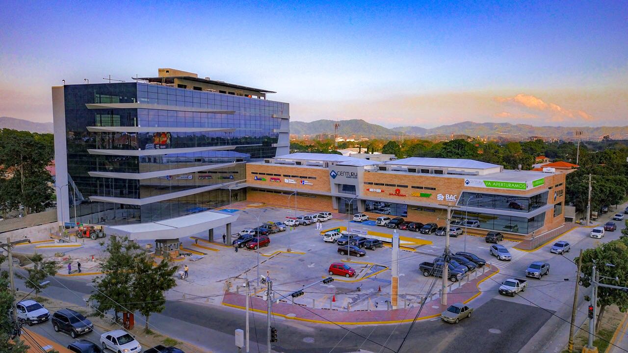 high rise steel structure building mall