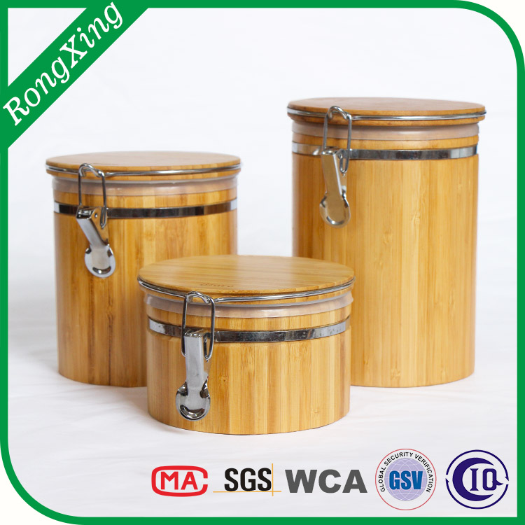 bamboo sealed canister