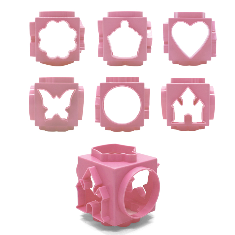 Wina cube plastic cookie cutter