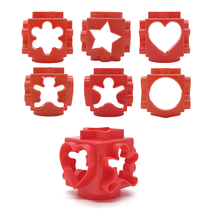 Wina cube plastic cookie cutter