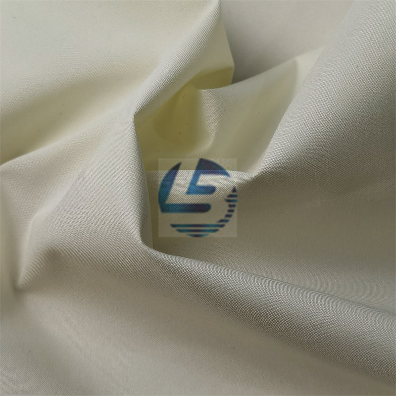 OBLBF015 Good stretch fabric for down jacket, Polyester pongee 230T with TPU
