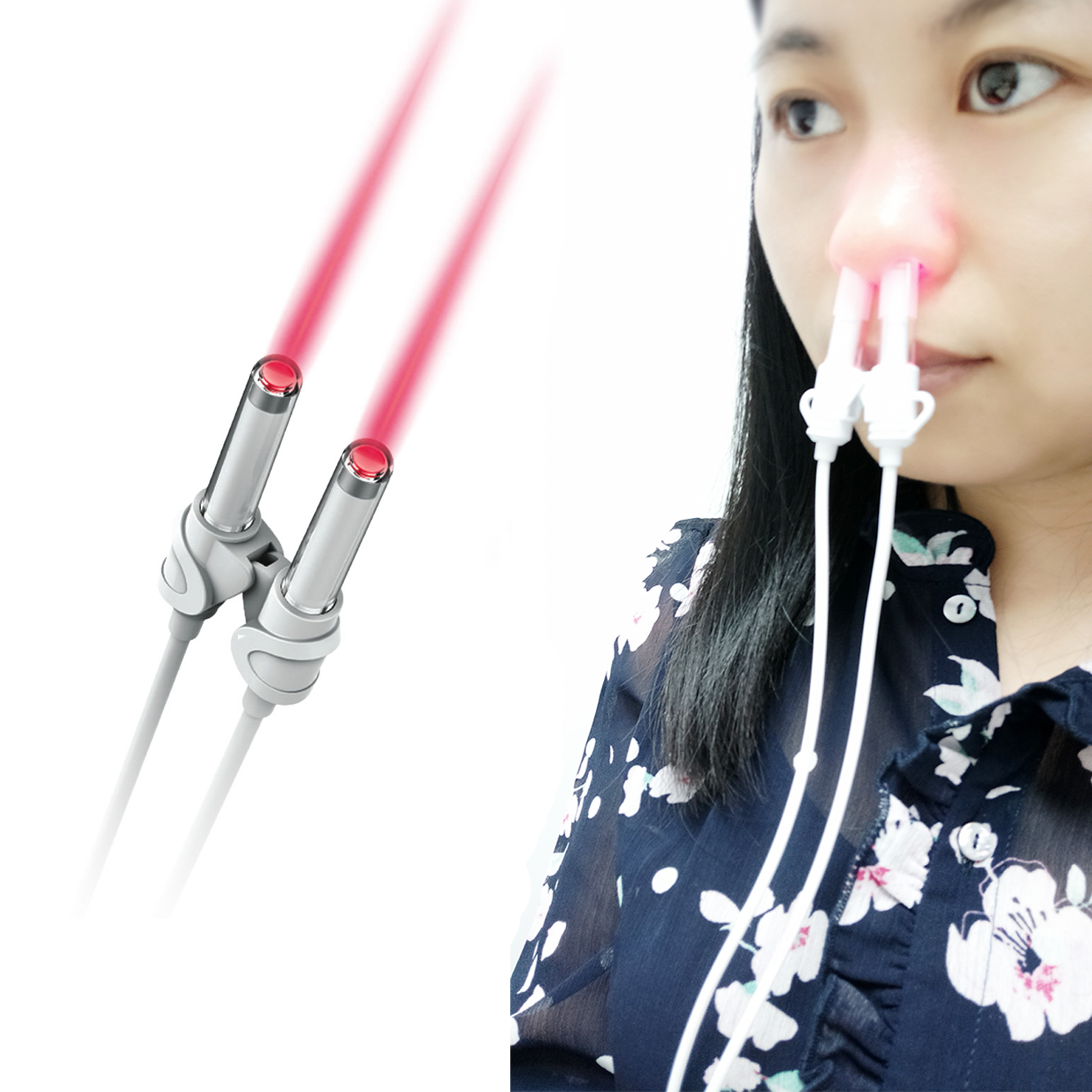 COZING 650nm Children Laser Therapy Device For Stuffy Nose Nasal Itching Sneezing Sinusitis Cure