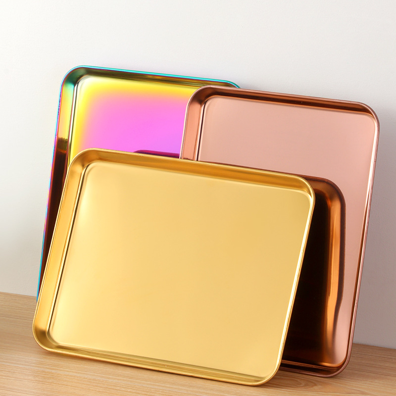 Stainless steel rectangle tray