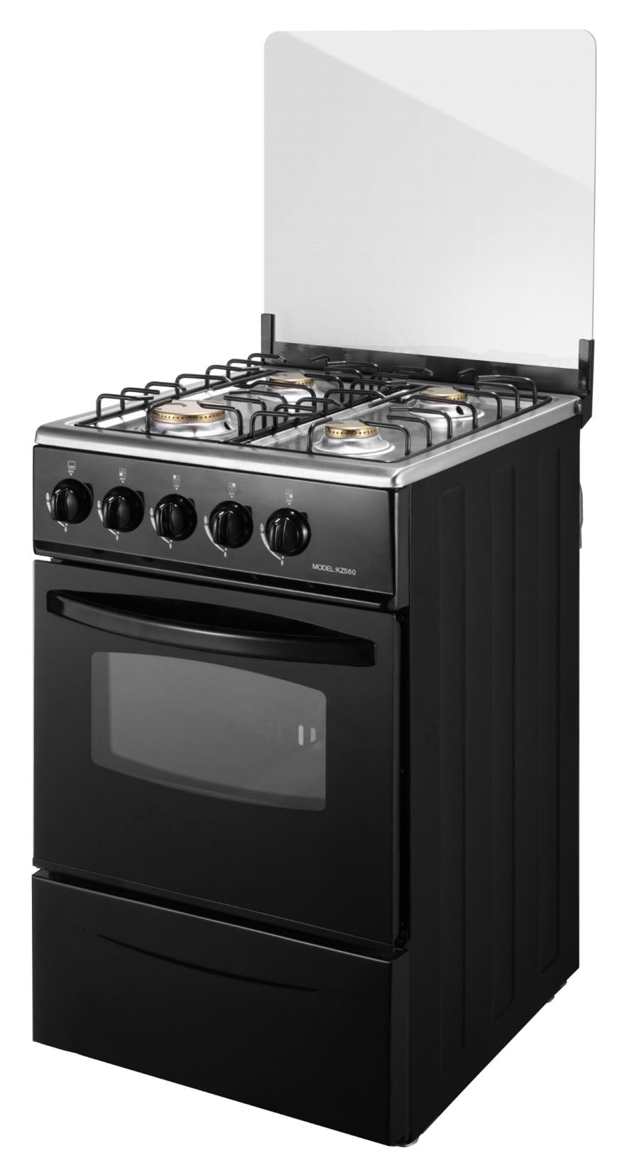 Full Gas Stove And Gas Oven Free Standing Stove With Oven Kz-560