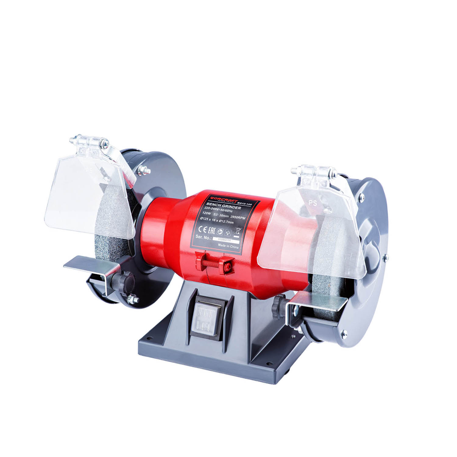 WORCRAFT 120W Bench Grinder BG12-125