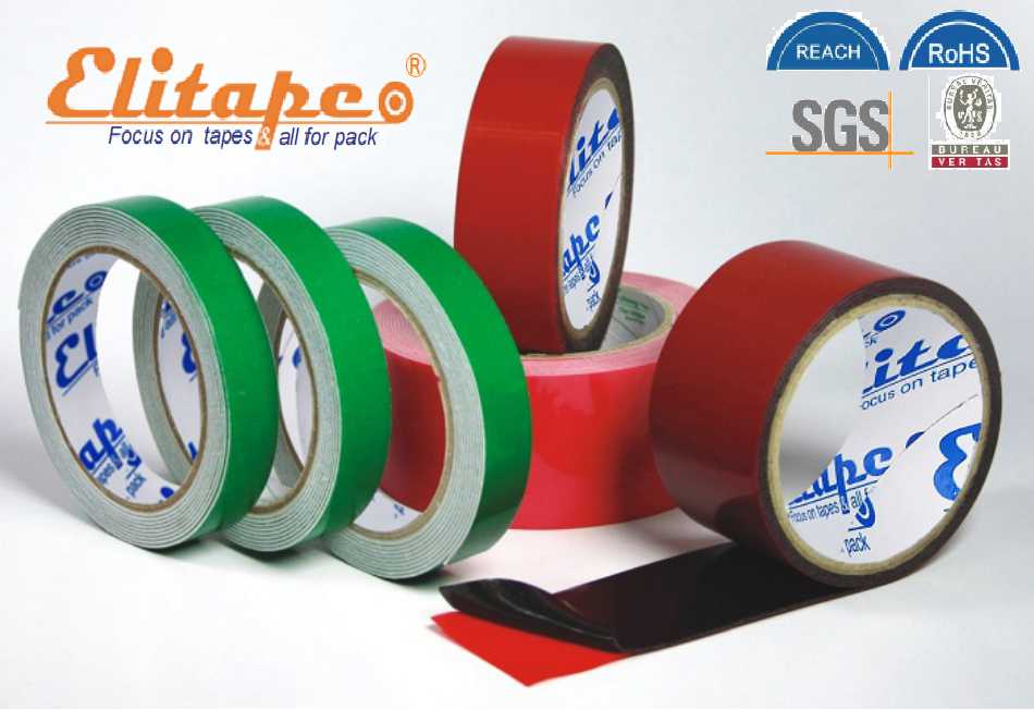 Auto used double sides black foam tape