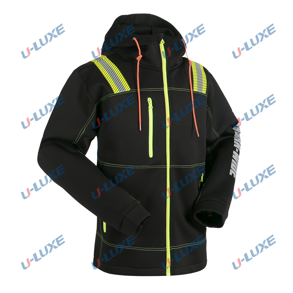 Mens protective knitted 3D jacket