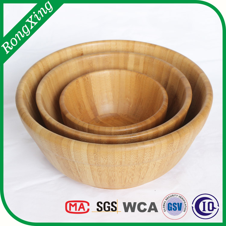 Bamboo bowl set