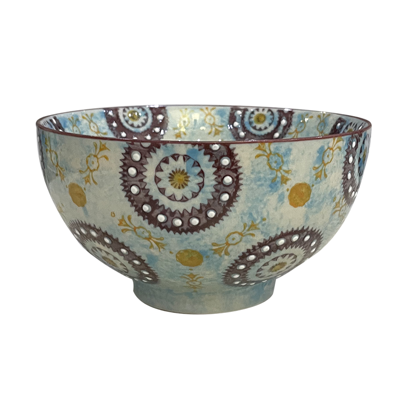6"stoneware noodle bowl,