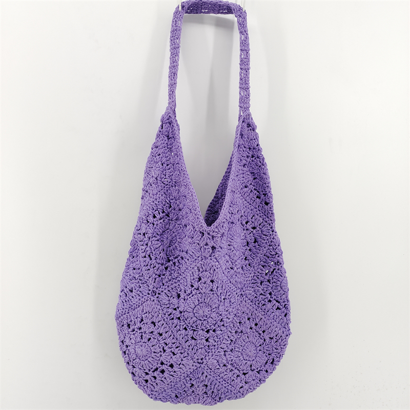 Crochet bag , woven bag with cotton,tote bag ,bucket bag