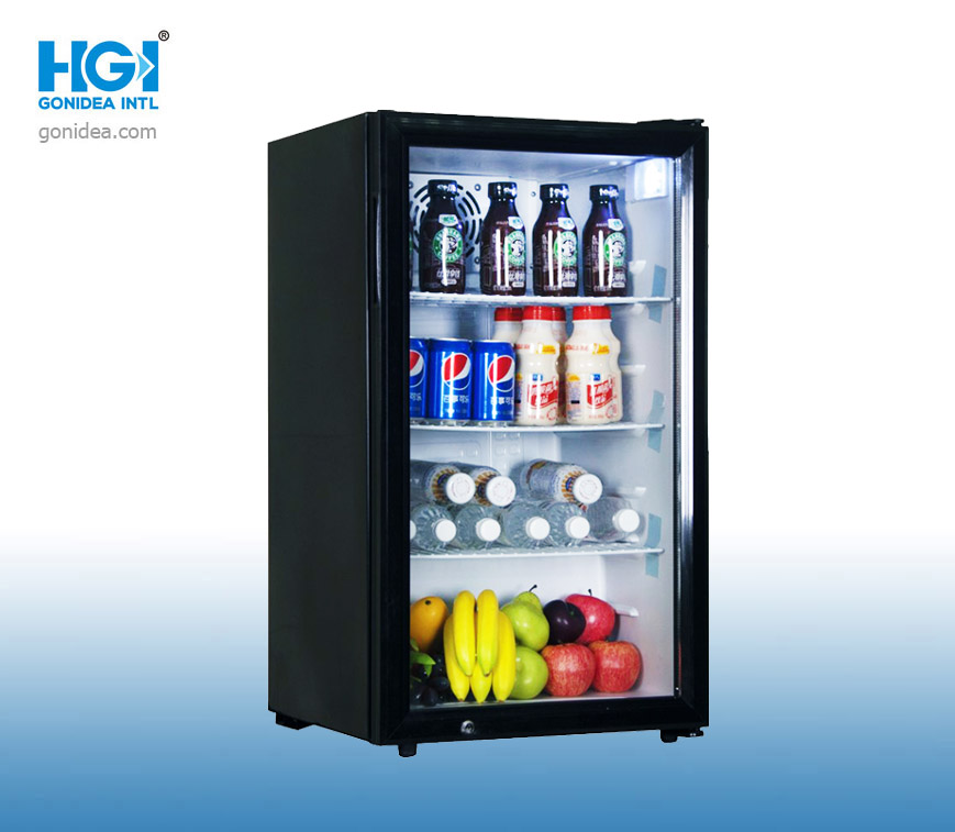 Shop Table Top Mini Display Beverage Cooler Showcase Sc-98