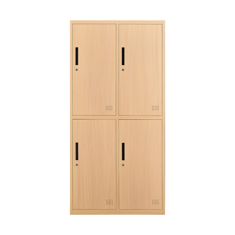 wood like 4door steel locker