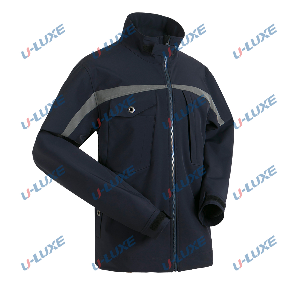Mens stretchable protective knitted Graphene softshell jacket