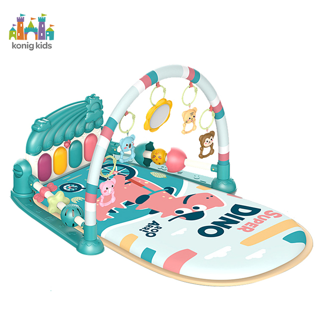 Konig Kids*Kick 'n Play Piano Gym with Music and Light, Including 5 Hanging Toys