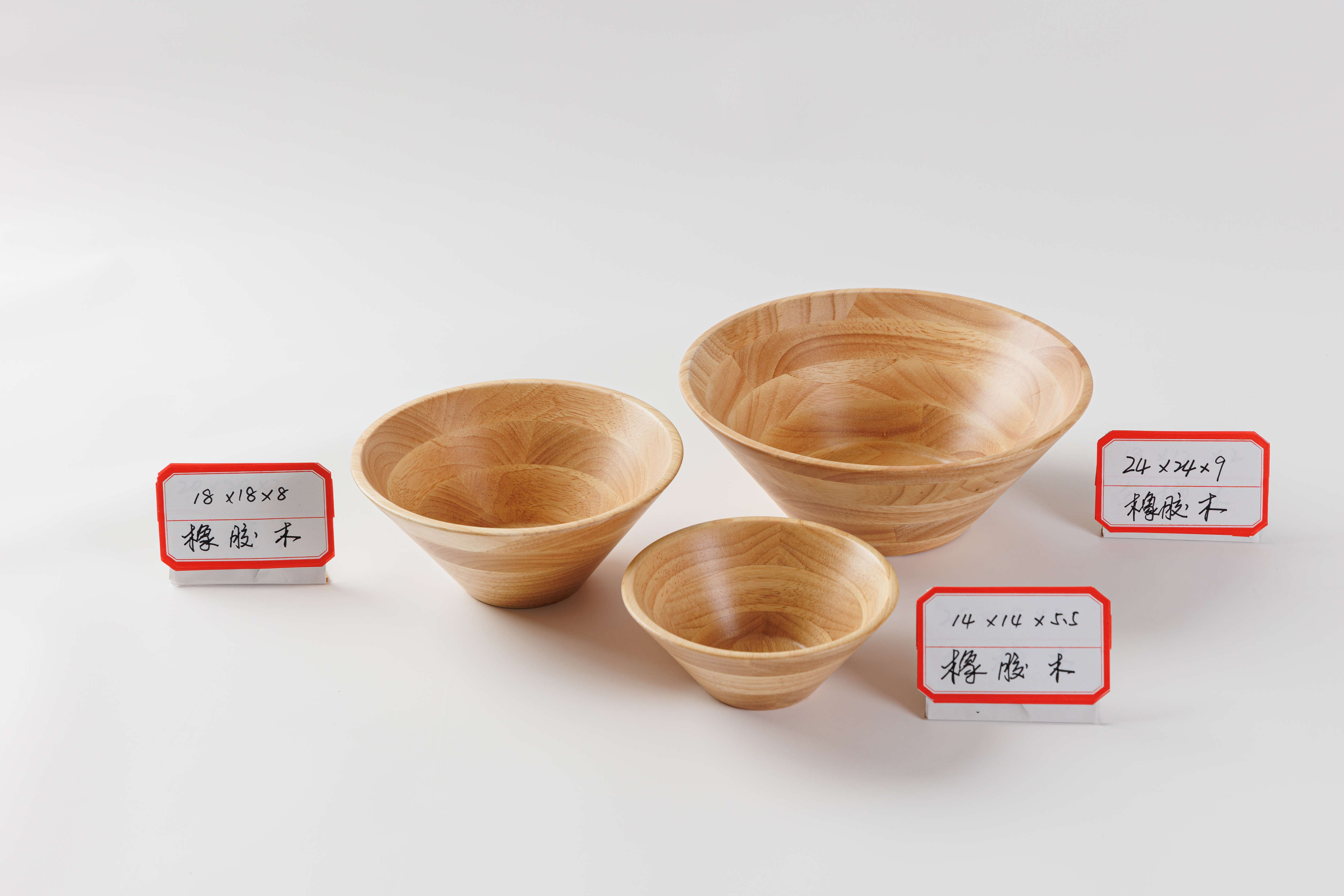 Rubber wooden bowl004