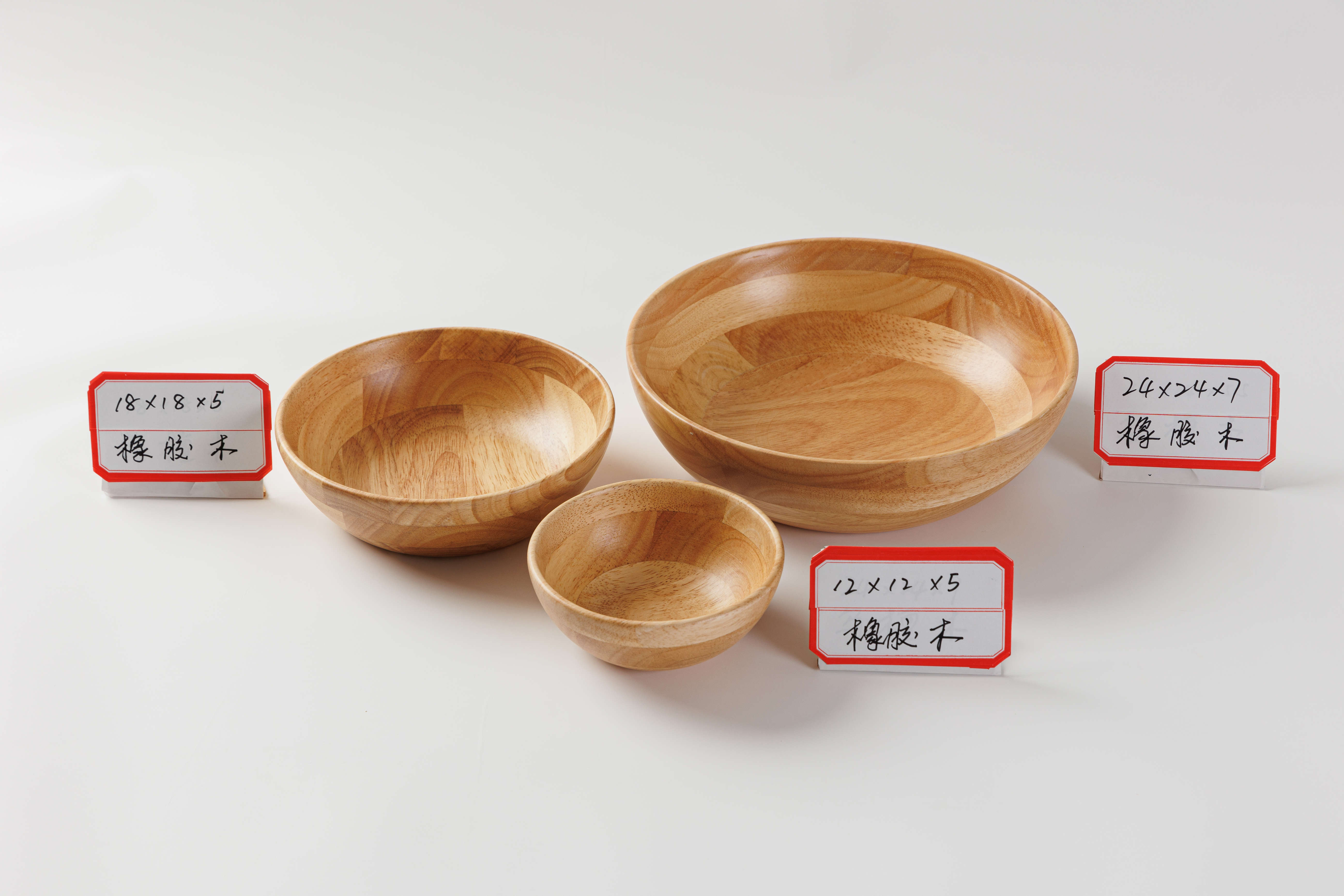 Rubber wooden bowl005