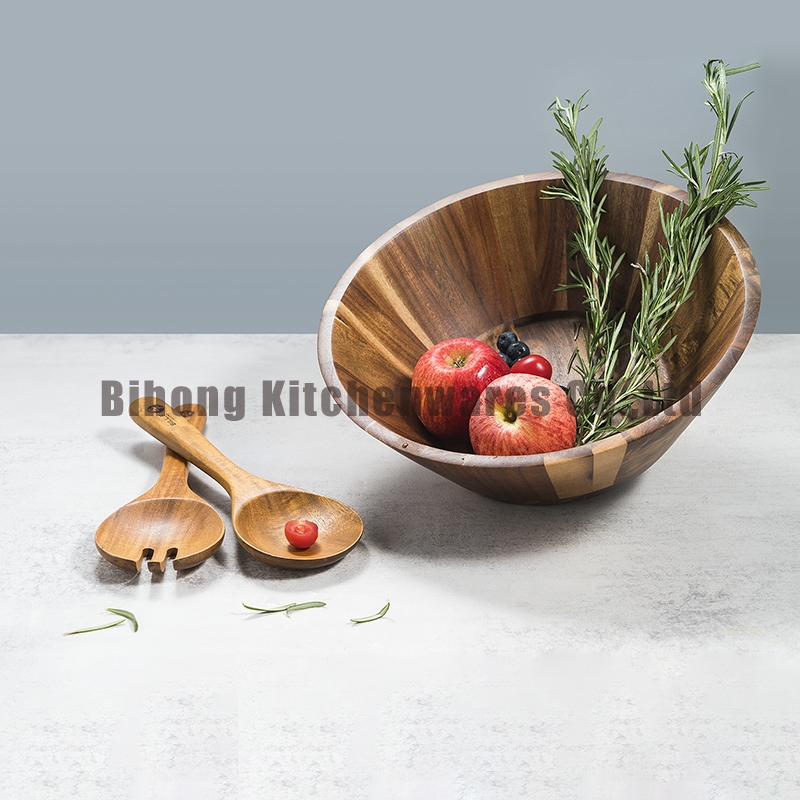 S/3 acacai wood salar set-1