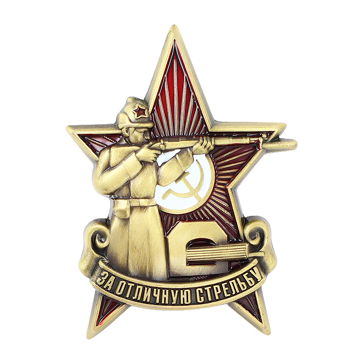 Transparent Strong 3D Effect Enamel Pin Badge