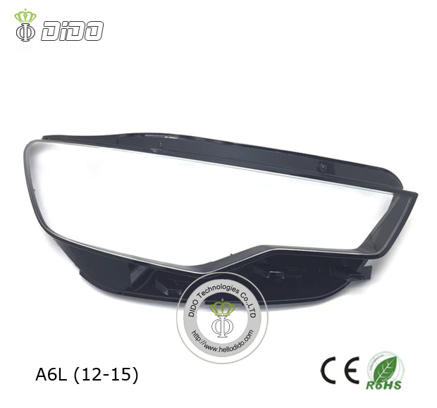 Auto Ｈeadlight Clear Lens Cover, Headlamp Lens, Headlight Cover Replacement,Audi A6 12-15 Year