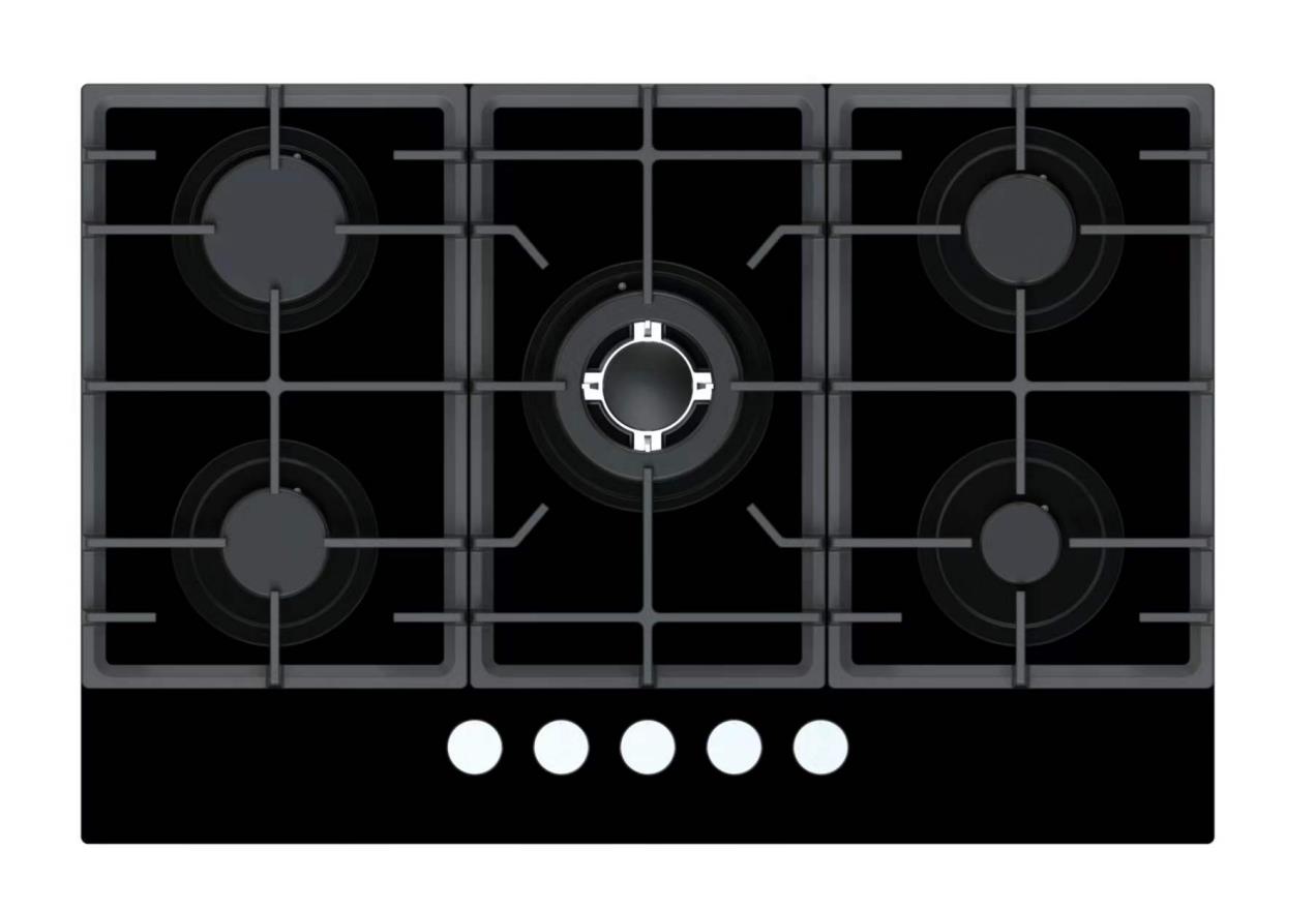 Greaidea built in 5 Burner Glass Gas Hob Gas Stove Gas Cooktop MGBG-775MS/760mm