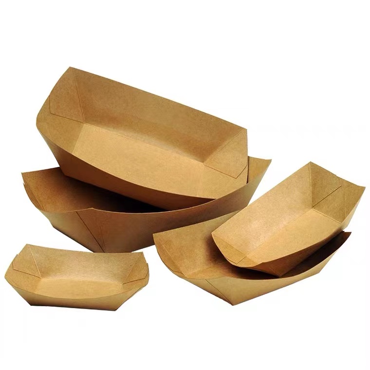 Paper Tray Burger Box Hotdog Box Snack Box