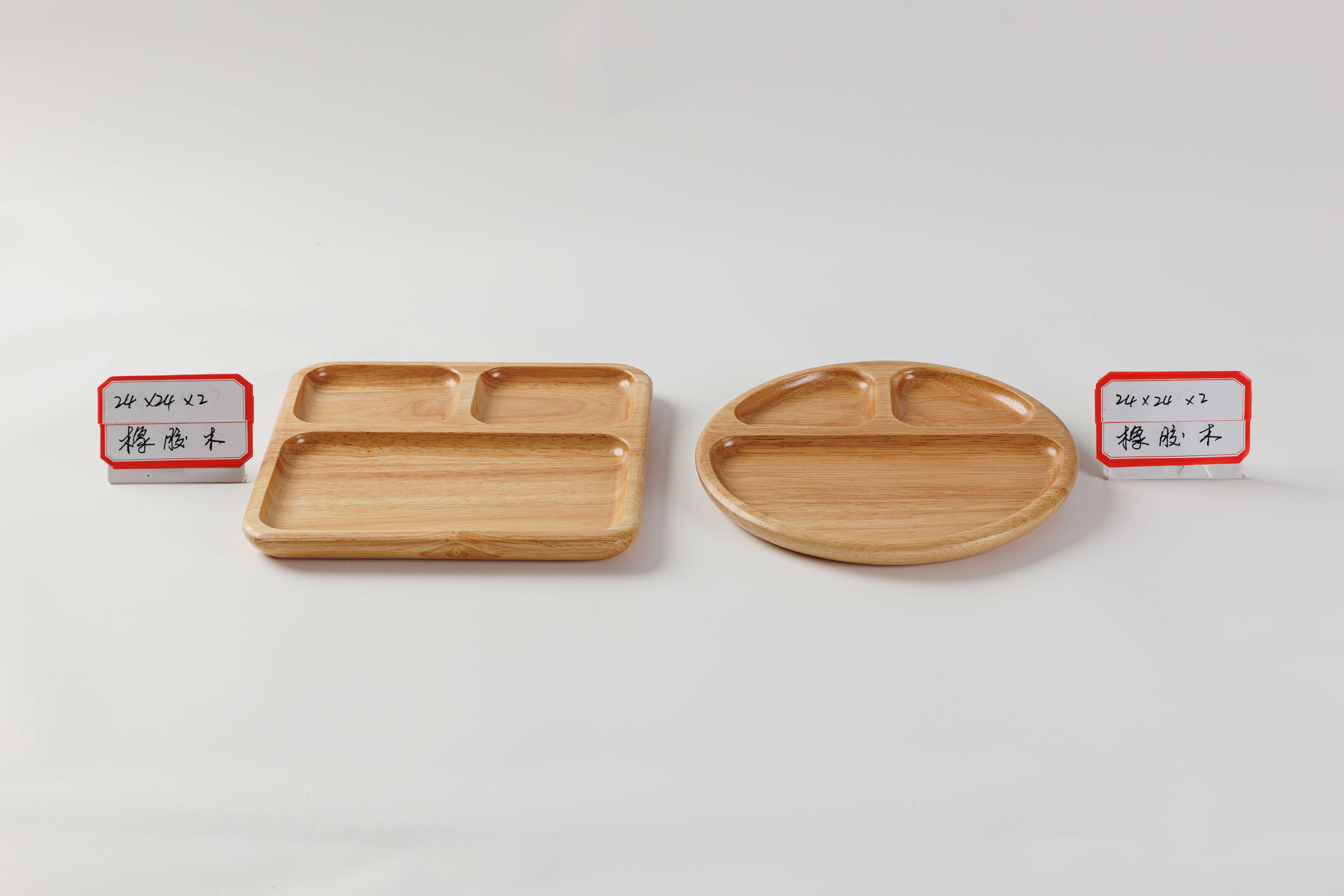 Rubber wooden plate023