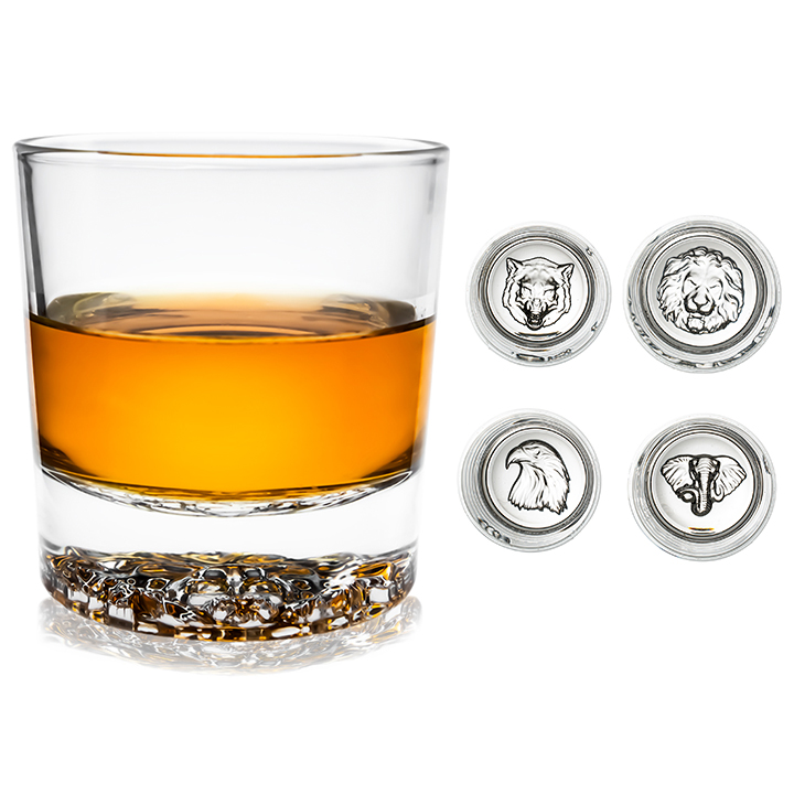 Whiskey Glass Crystal Whisky Glass Tumbler Wholesale Factory Custom Animal Pattern
