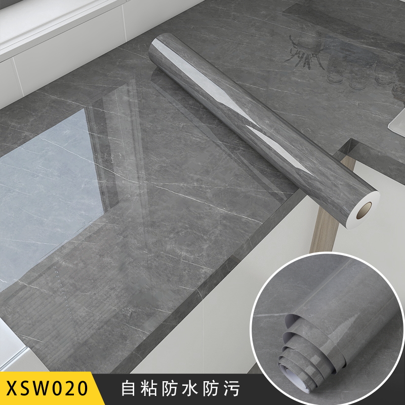 High quality adhesive pvc wallpaper marble wallpaper bathroom wallpaper