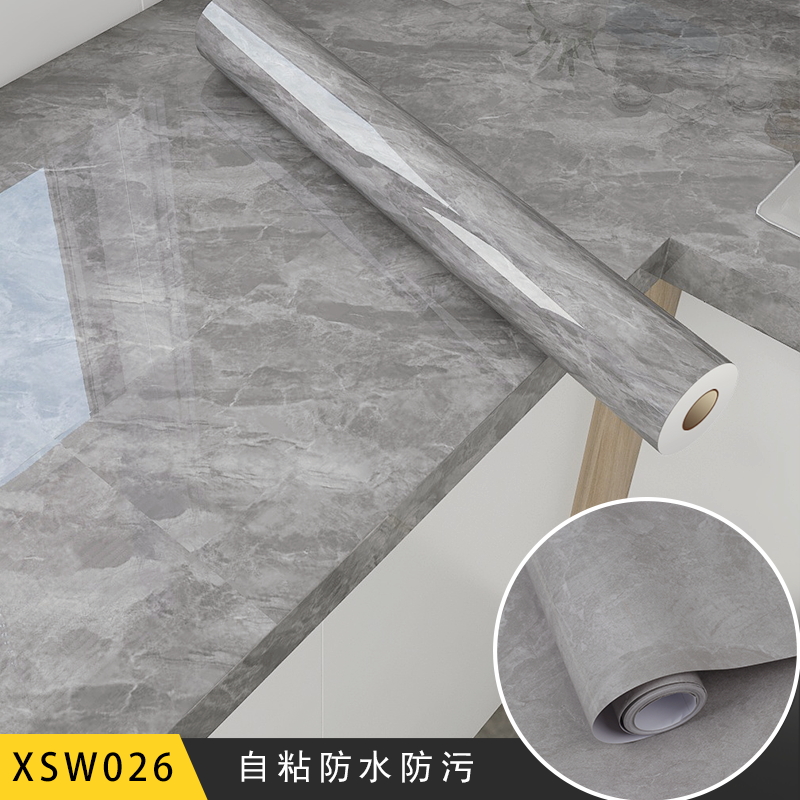 High quality adhesive pvc wallpaper marble wallpaper bathroom wallpaper