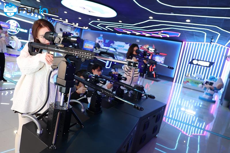 9D Multiplayer Vr Arcade Game Machine Vr Shoot Park Virtual Reality Shooting Game Simulator