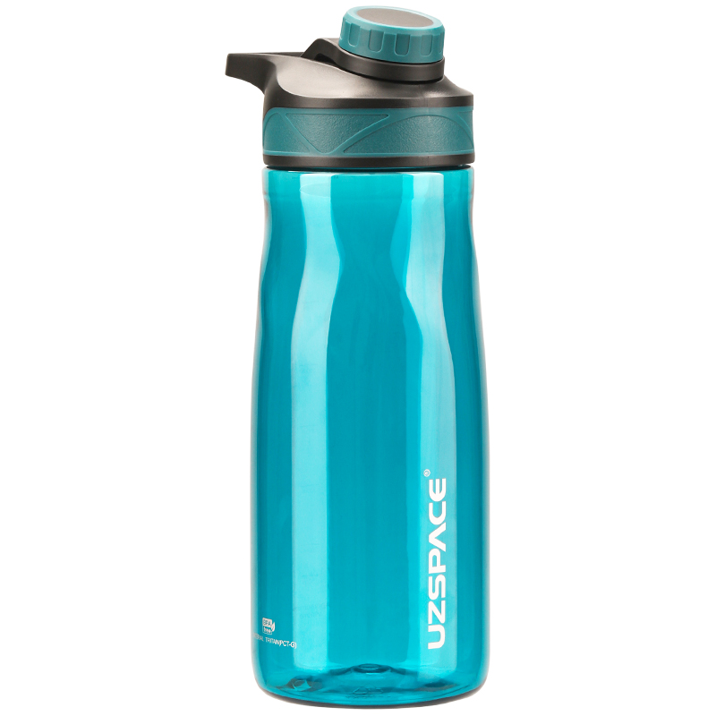 UZSPACE 800ml outdoor Tritan plastic travel water bottle for mountain bicycle cycling hiking camping