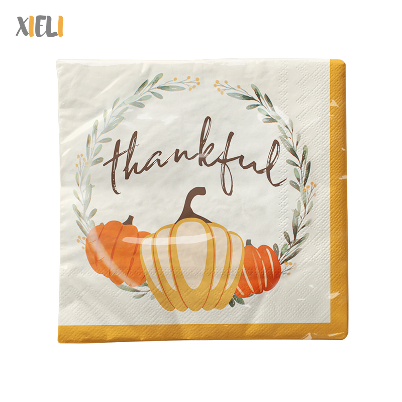 Thanksgiving party supplies Lunch Napkin 33x33cm