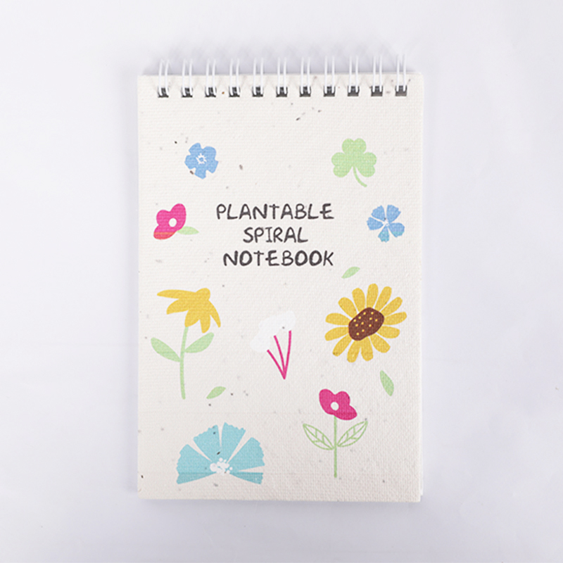 Plantable spiral notebook