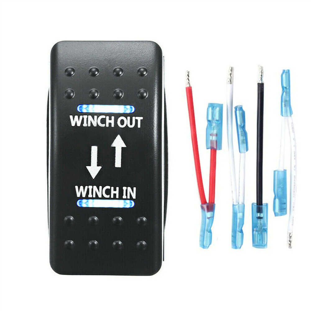 12V-24V toggle switch Momentary ON-OFF-ON 7 PIN DPDT Marine Boat Rocker Switch Truck Car RV
