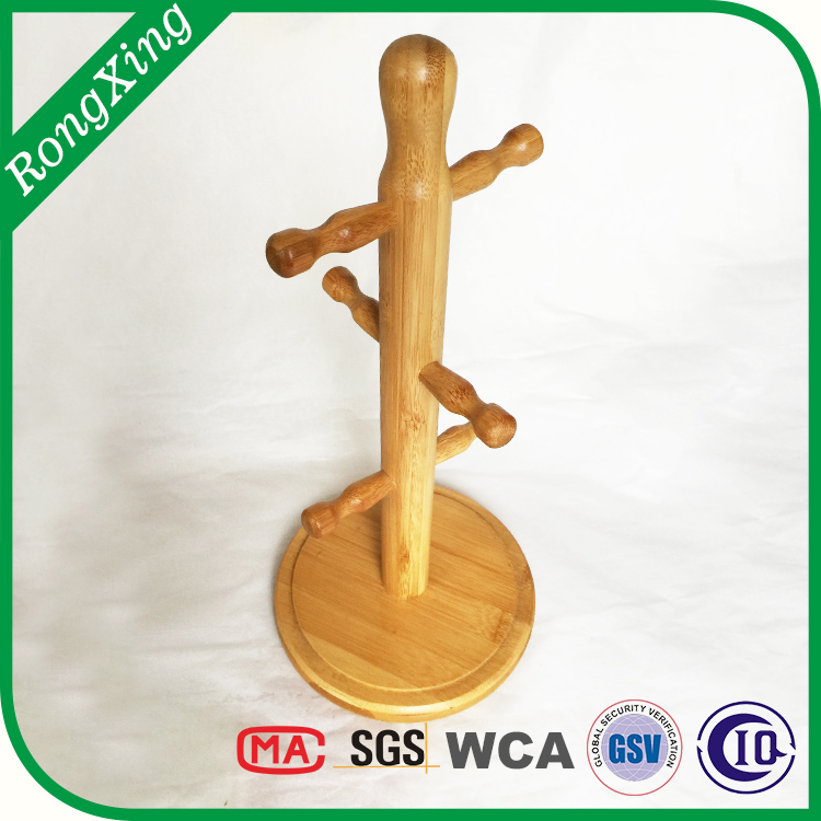 Bamboo mug holder