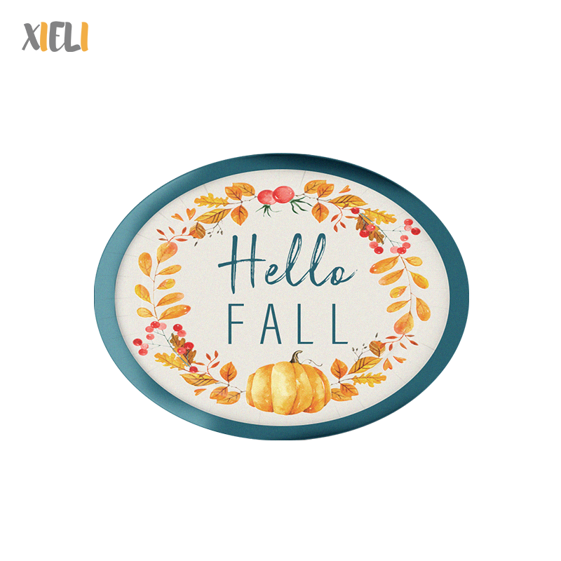 Happy Harvest party supplies disposable paper plate 10.25inch
