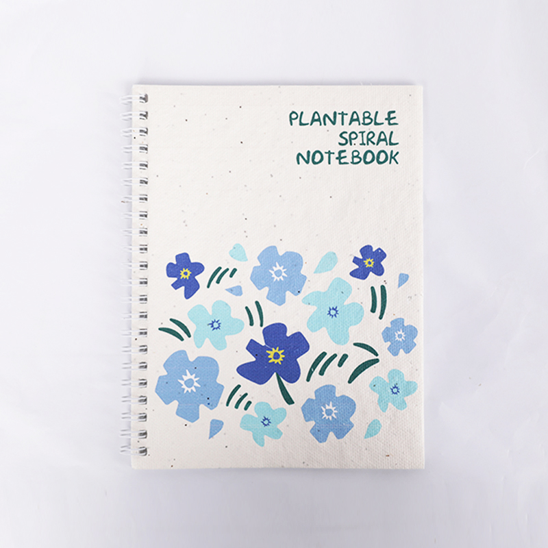 Plantable spiral notebook