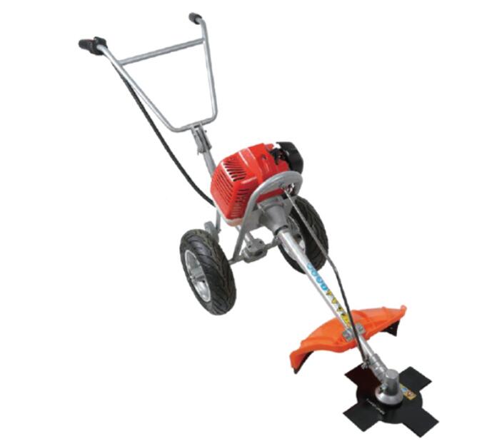 Hand-push brush cutter