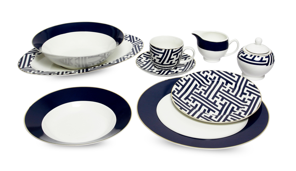 45pcs new bone china dinner ware