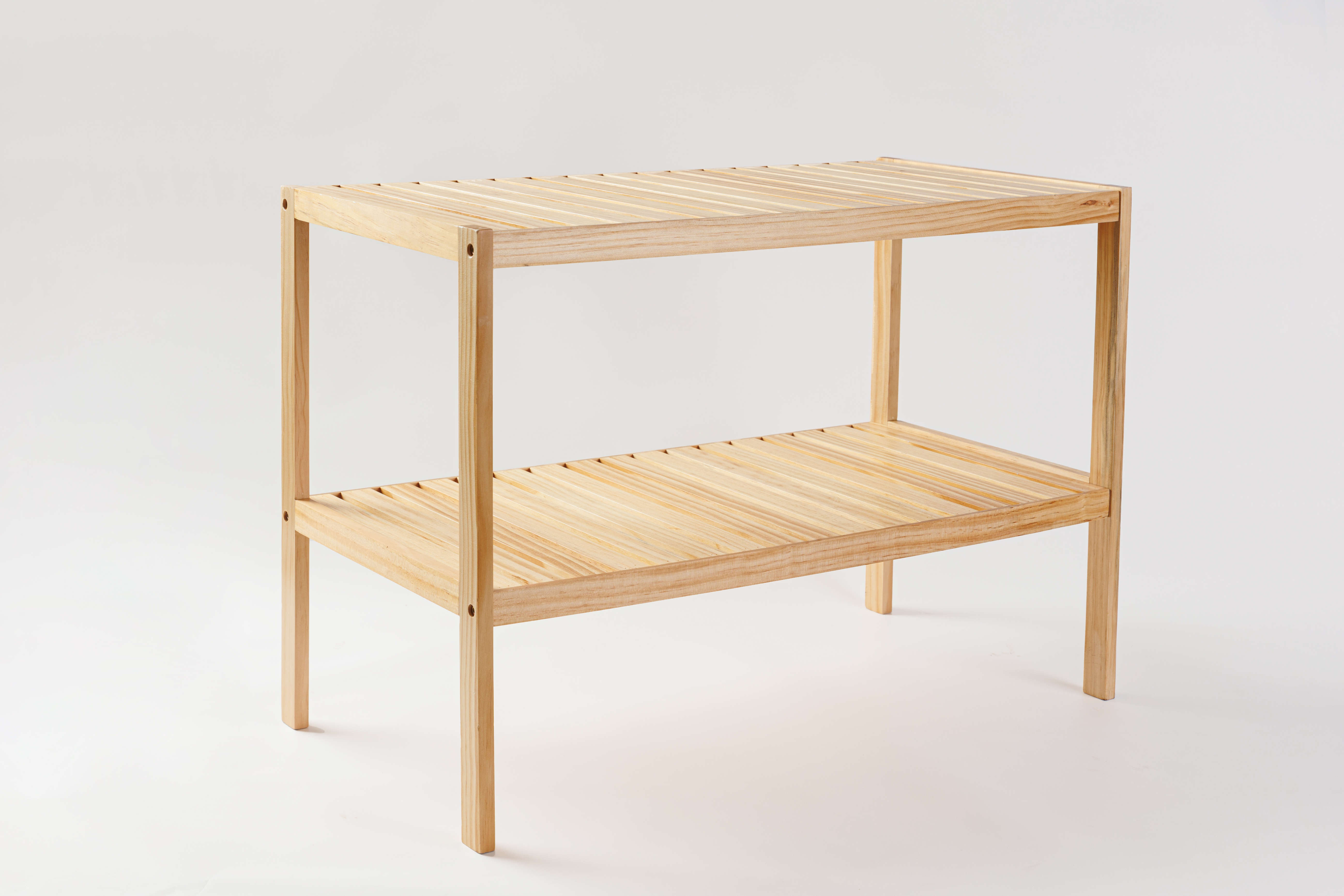 Rubber wood shelf001