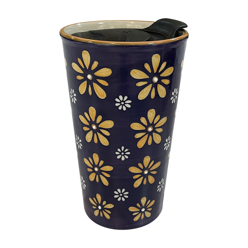 12oz doubler wall tumbler mug,ceramic,hand painted,dinner set