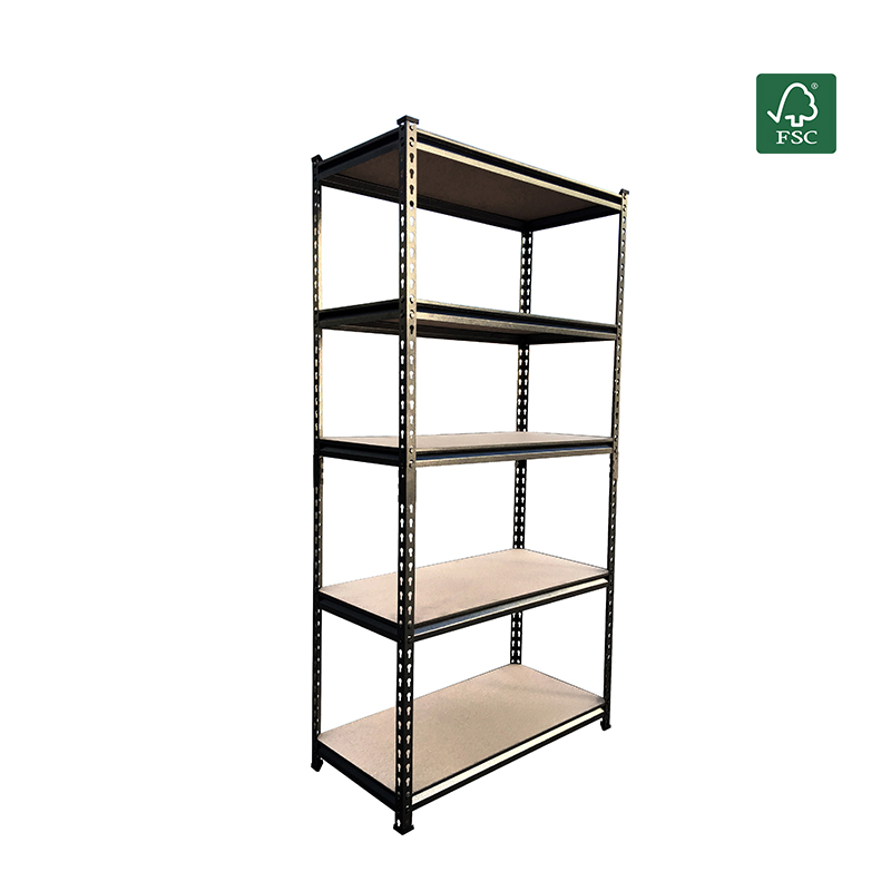 5-layer metal customizable supermarket shelf