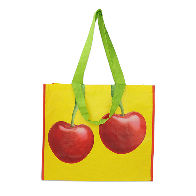 custom logo print rpet supermarket promotional shopping clothes tote bag