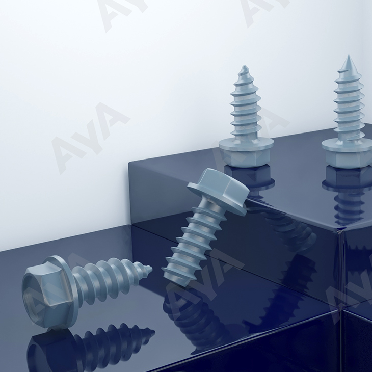 AYA Self Tapping Sheet Metal Screws With Rubber Washer
