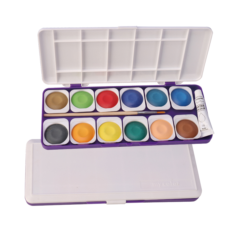 water color cake, paint, water color, art set,