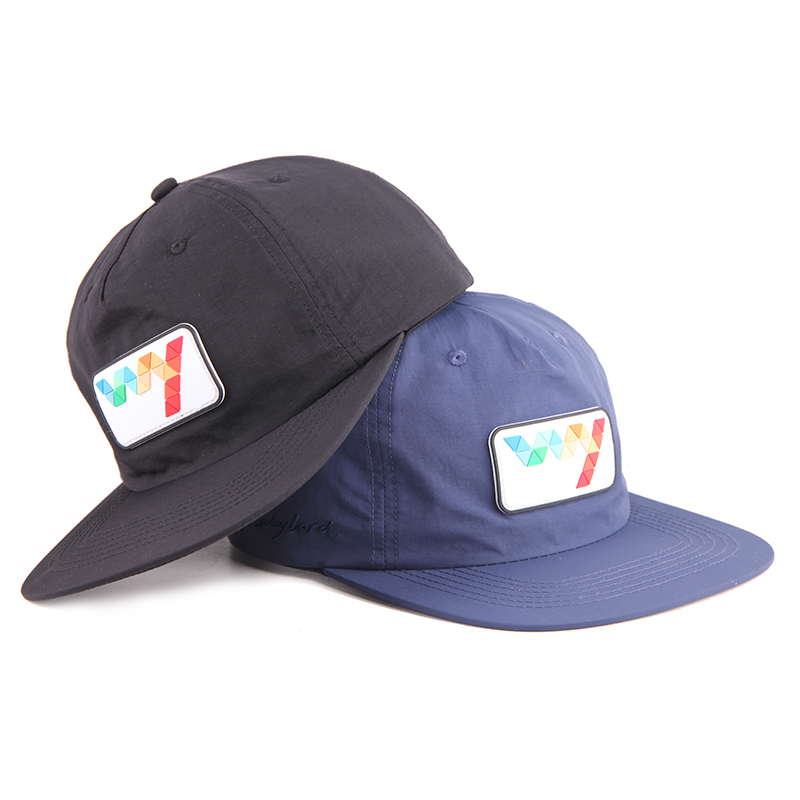Nylon snapback sports caps